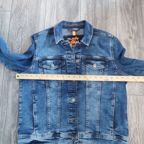 Street One Womens Jean Jacket Denim Button Down Cotton Coat Blue NWOT 8/10 - Picture 12 of 16